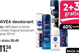 Etos NIVEA deodorant aanbieding