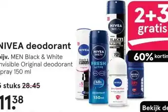 Etos NIVEA deodorant aanbieding