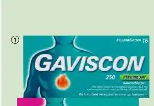 DA Gaviscon kauwtablet pepermunt aanbieding
