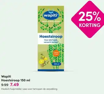DA Wapiti Hoestsiroop aanbieding