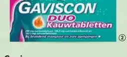 DA Gaviscon duo kauwtabletten aanbieding