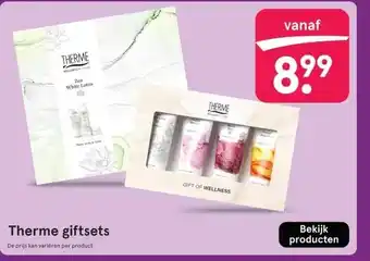 Etos Therme giftsets aanbieding