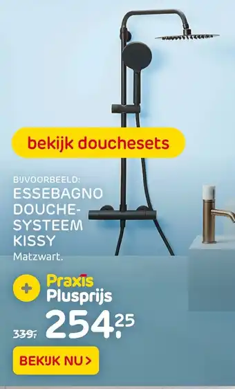 Praxis Essebagno douche- systeem kissy aanbieding