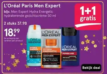 Etos L'Oréal Paris Men Expert aanbieding