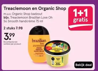 Etos Treaclemoon en Organic Shop aanbieding