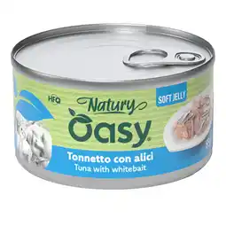 Zooplus Oasy Natural Adult 70 g natvoer voor katten - Voordeelpakket: Tonijn met Witvis (6 x 85 g) aanbieding