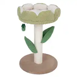 Zooplus TIAKI Nature krabpaal Blossom Lichtgroen kat aanbieding