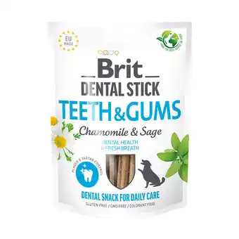 Zooplus 3x251g (7st) Brit Dental Stick voor tanden en tandvlees met kamille en salie hondensnacks aanbieding