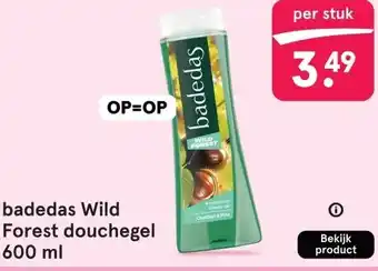 Etos badedas Wild Forest douchegel aanbieding