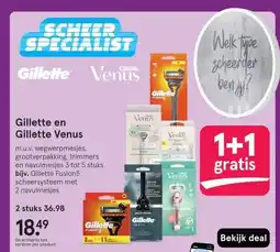 Etos Gillette en Gillette Venus aanbieding