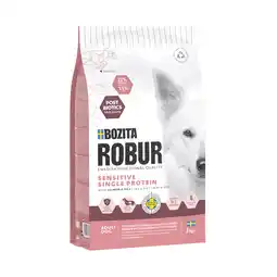 Zooplus Bozita Robur Sensitive Single Protein Zalm & Rijst Hondenvoer - Dubbelpak: 2 x 3 kg aanbieding