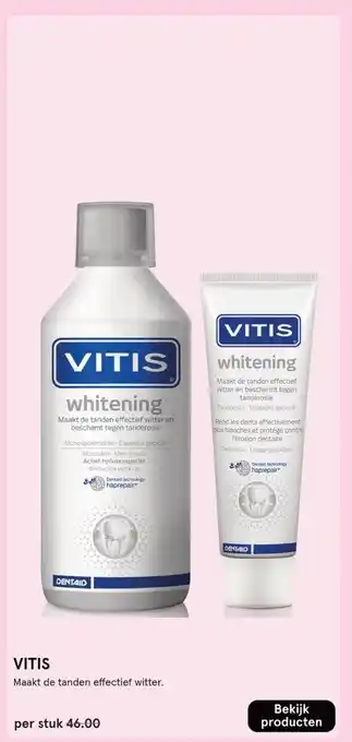 Etos VITIS aanbieding