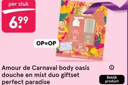 Etos Amour de Carnaval body oasis douche en mist duo giftset perfect paradise aanbieding