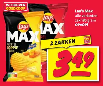 Nettorama Lay's Max alle varianten aanbieding