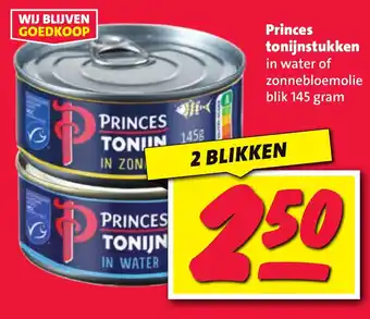 Nettorama Princes tonijnstukken aanbieding