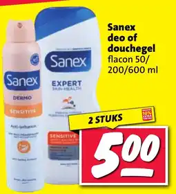 Nettorama Sanex deo of douchegel aanbieding