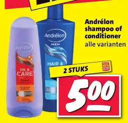 Nettorama Andrélon shampoo of conditioner aanbieding
