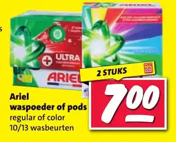 Nettorama Ariel waspoeder of pods aanbieding