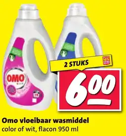 Nettorama Omo vloeibaar wasmiddel aanbieding