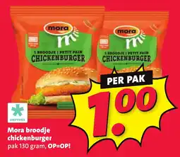 Nettorama Mora broodje chickenburger aanbieding