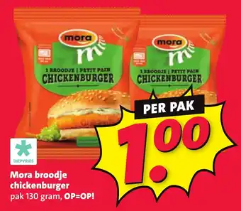 Nettorama Mora broodje chickenburger aanbieding