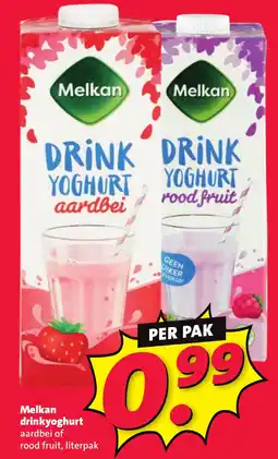 Nettorama Melkan drinkyoghurt aanbieding