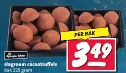 Nettorama Slagroom cacaotruffels aanbieding