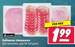 Nettorama Italiaanse vleeswaren aanbieding
