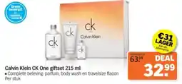 Albert Heijn Calvin Klein CK One giftset aanbieding