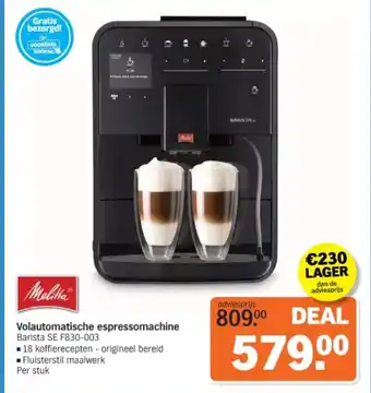 Albert Heijn Volautomatische espressomachine aanbieding