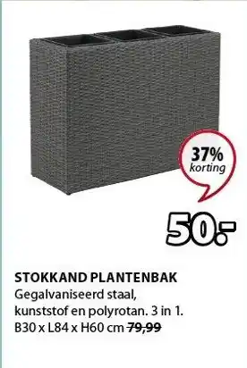 Jysk Stokkand plantenbak aanbieding