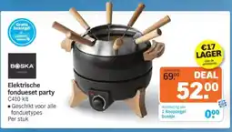 Albert Heijn Elektrische fondueset party C410 kit aanbieding