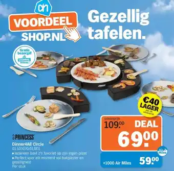 Albert Heijn PRINCESS Dinner4All Circle 01.103070.01.001 aanbieding