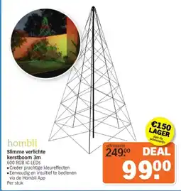 Albert Heijn hombli Slimme verlichte kerstboom aanbieding