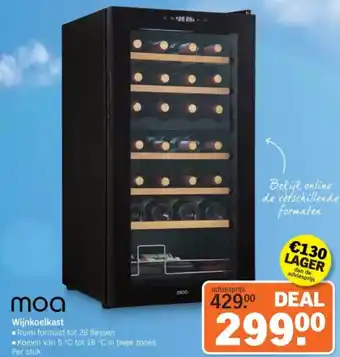 Albert Heijn Moa Wijnkoelkast aanbieding
