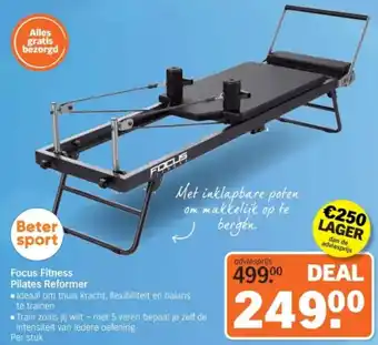 Albert Heijn Focus Fitness Pilates Reformer aanbieding