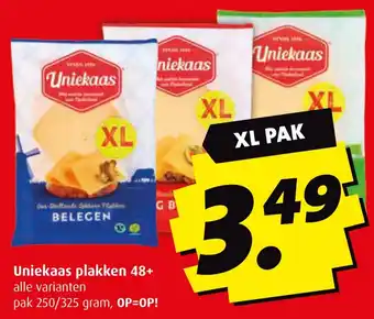 Boni Uniekaas plakken 48+ aanbieding