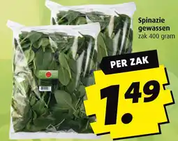 Boni Spinazie gewassen aanbieding