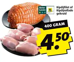 Boni Kipdijfilet of Kipdijrollade gekruid aanbieding