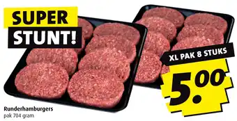 Boni Runderhamburgers aanbieding
