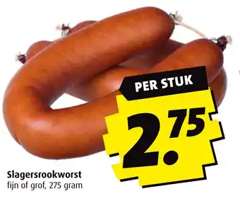 Boni Slagersrookworst aanbieding