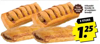 Boni Frikandel broodje XL of saucijzen broodje aanbieding