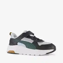 Scapino Puma Trinity 2 LT Run Fun AC+ kinder sneakers zwart groen aanbieding