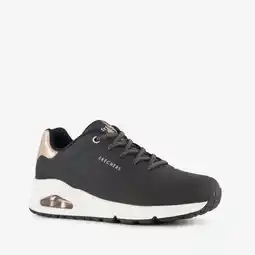 Scapino Skechers Uno-Shimmer Away dames sneakers zwart aanbieding