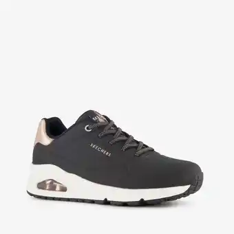 Scapino Skechers Uno-Shimmer Away dames sneakers zwart aanbieding