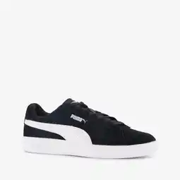 Scapino Puma Smash 3.0 leren dames sneakers zwart aanbieding