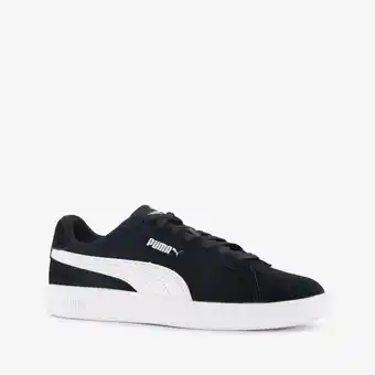 Scapino Puma Smash 3.0 leren dames sneakers zwart aanbieding