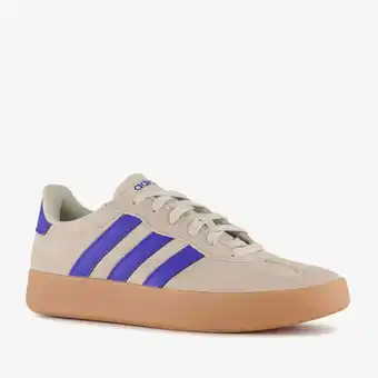 Scapino Adidas Barreda heren sneakers beige blauw aanbieding