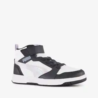 Scapino Puma Rebound V6 Mid Space Belle meisjes sneakers zwart lila aanbieding