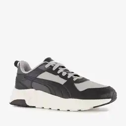Scapino Puma Trinity 2 LT heren sneakers grijs zwart aanbieding